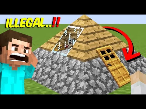Minecraft: Building Illegal Houses