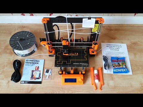 Original Prusa i3 MK2 - Unboxing and Calibrating 3D Printer