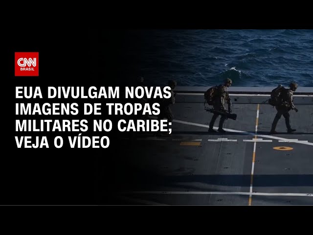 EUA divulgam vídeo de tropas “letais” após Trump negar ataques na Venezuela | CNN BRASIL
