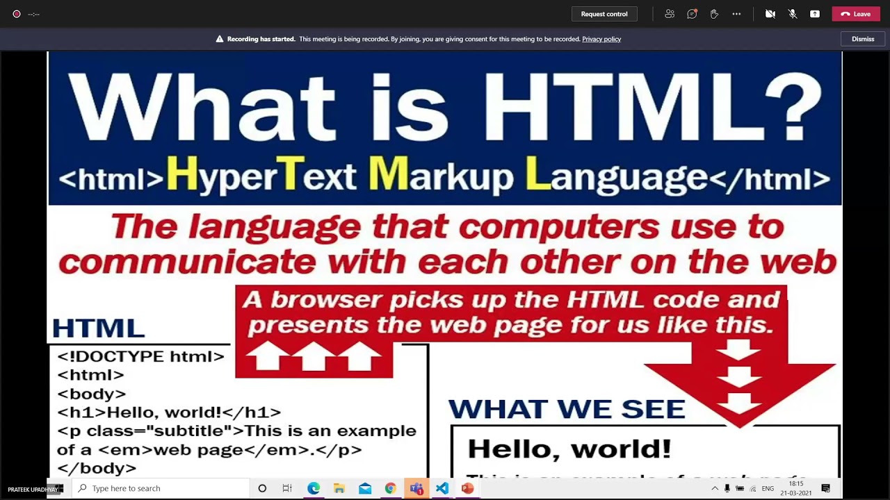 Web Development Workshop || HTML CSS || DAY 1