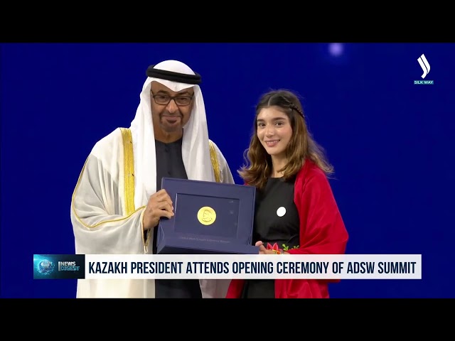 Kazakh President attends opening ceremony of ADSW Summit