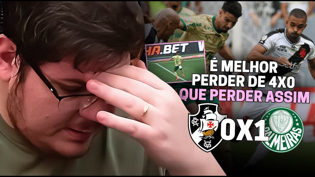 CASIMIRO REAGE: VASCO 0 X 1 PALMEIRAS - BRASILEIRÃO 2024 | Cortes do Casimito