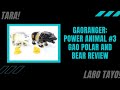 Gaoranger Power Animal 3 Gao Polar And Bear Review