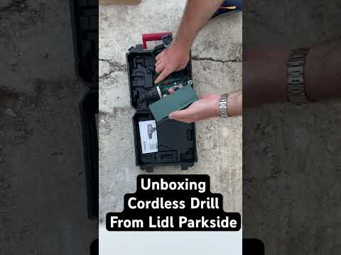 Unboxing Cordless Drill From Lidl Parkside #lidl #parkside #powertools #cordlesstools