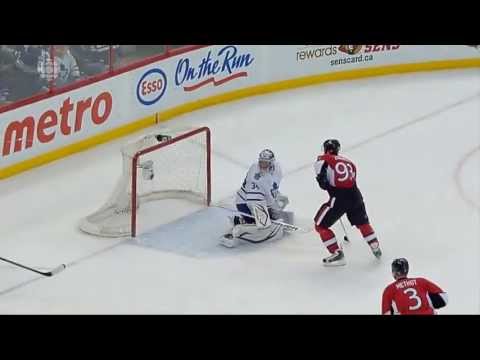 #33 Jakob Silfverberg Goal (Toronto Maple Leafs vs Ottawa Senators April 20, 2013) NHL HD