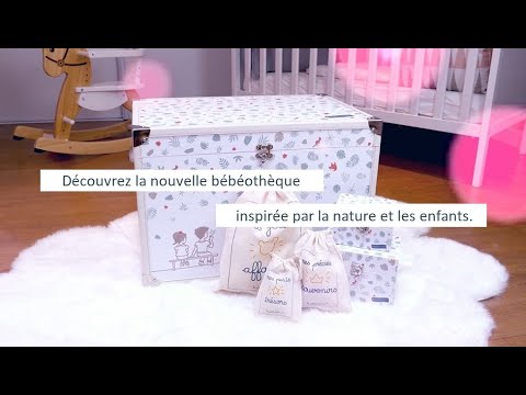 Présentation bébéothèque Robin - Boite à souvenirs naissance personnalisable