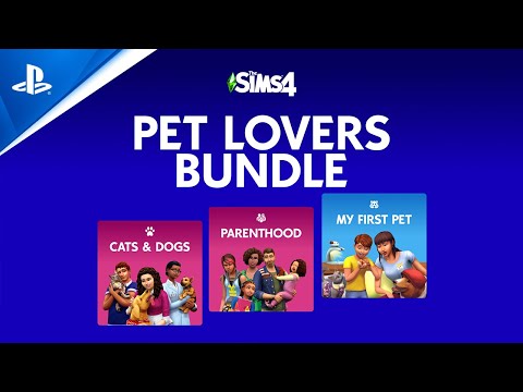 Sims Essentials Bundle 1 - Pet Lovers (Cats & Dogs, Parenthood, My First Pet) | PS4 Games