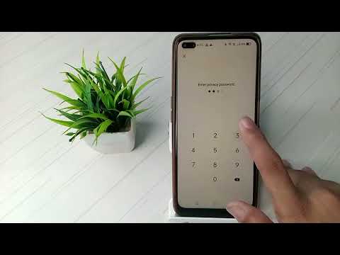 how to change app password in realme x50 pro mobile