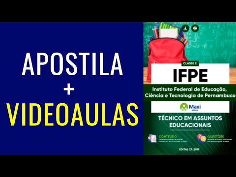 CONCURSO IFPE 2019: como baixar Apostila em PDF grátis
