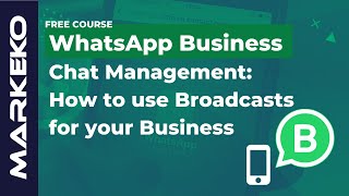 Send broadcasts on WhatsApp Business