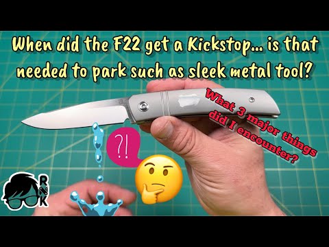 Review/impression of the Jared Orser F22 Kickstop knife… is a must have?!? 🤔
