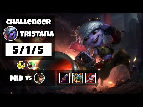 Tristana vs Cassiopeia NA Challenger MID (5/1/5) - v11.17