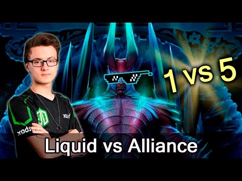 Miracle 1 vs 5 fastest comeback — Liquid vs Alliance