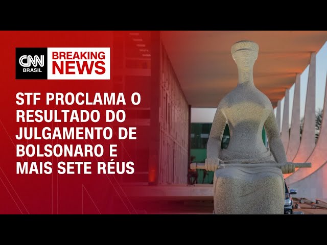 Veja: STF proclama o resultado do julgamento de Bolsonaro e mais sete réus | CNN PRIME TIME