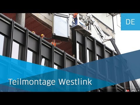 Teilmontage Jansen Schüco Aluminiumsysteme Westlink Zürich-Altstetten | Jansen AG