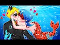 Catnoir & Ladybug Kissed Under The Sea | Love Story of Lady Bug x Chat Noir | Miraculous Animation