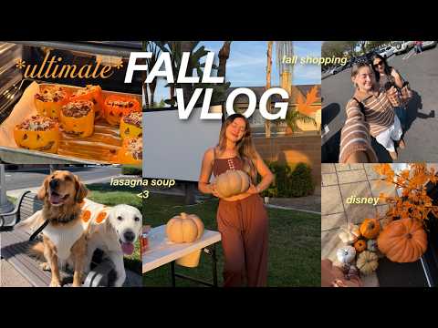 the ULTIMATE fall vlog 🍂 (cooking, shopping, home upgrades) + life update