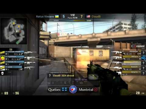 [ESWC 2015] FINAL: NAVI vs CLOUD9 #3 OVERPASS