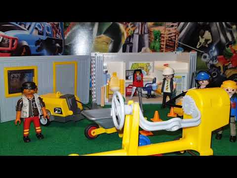 Unboxing Playmobil 6339. Muratori. Obreros Construcción. Construction Workers. Ouvriers du bâtiment.