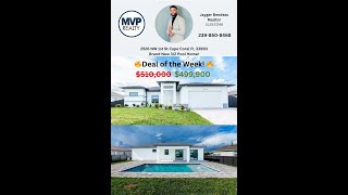 Hottest New Home with Pool in Cape Coral | 2526 NW 1st St #capecoralhomes