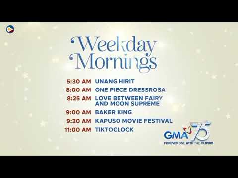 GMA Program Schedule →Weekday Mornings← (NOV-26-2025)