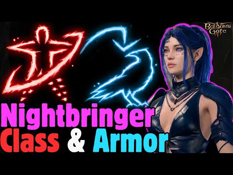 NIGHTBRINGER Armor, Weapon & Class Mod Build in Baldur's Gate 3