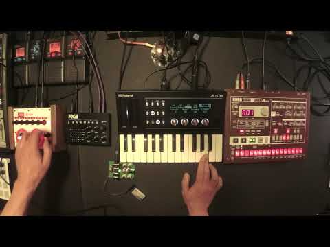 A-01 AY3 Atmegadrum ER-1 Chaos NAND - Live 8-Bit Techno Jam - 2019-04-21