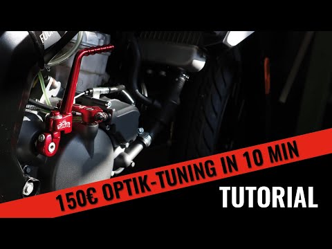 150€ Optik-Tuning in unter 10 Minuten | Derbi Senda | Tutorial
