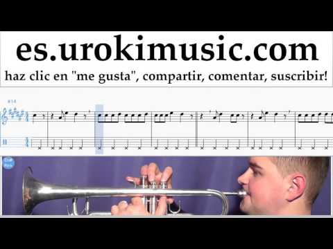 Tutorial de Trompeta Romeo Santos, Daddy Yanke, Nicky Jam - Bella y Sensual Clases Notas um-i927