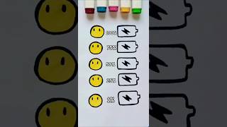 What is your favourite🤔Emoji😂#shorts #youtubeshorts #satisfying #painting 