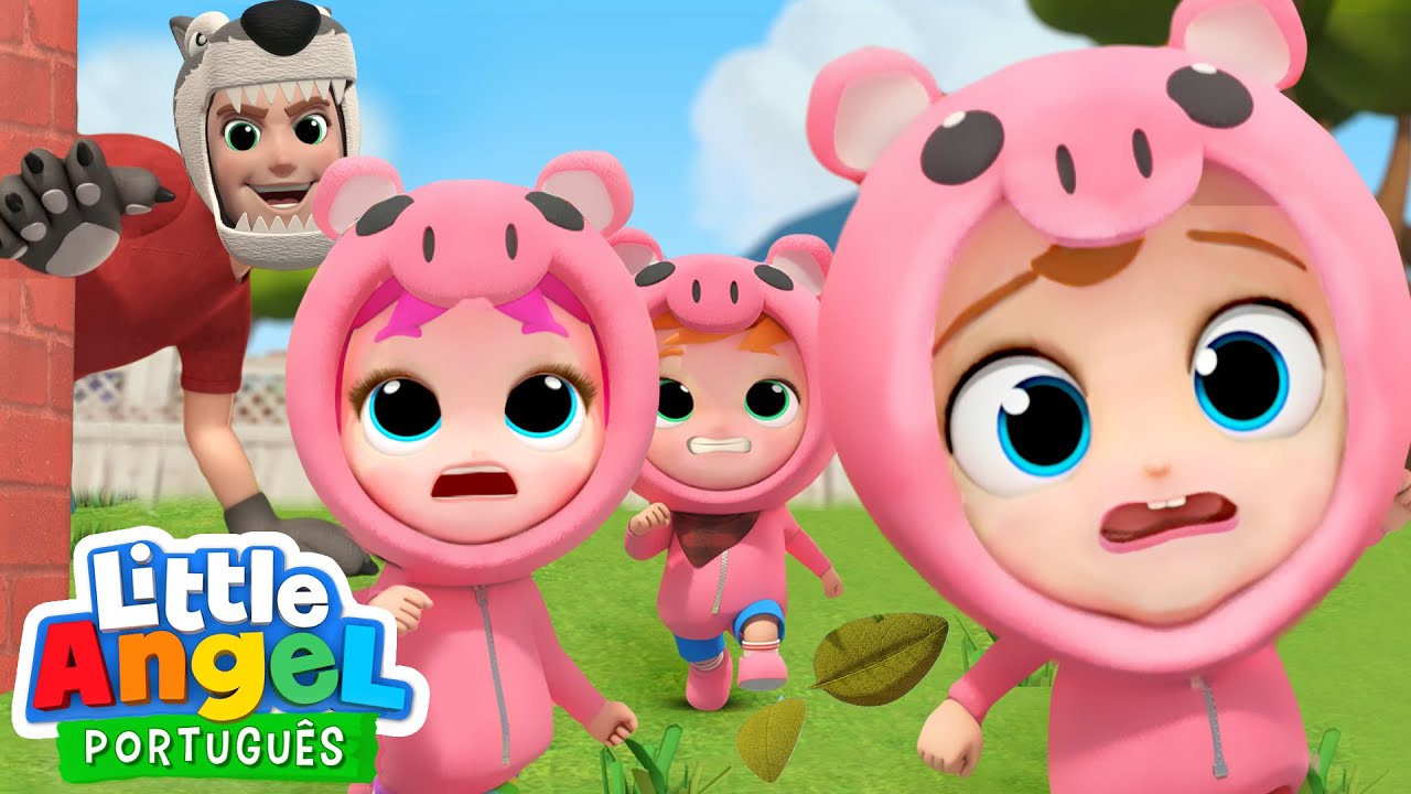 Os 3 Porquinhos do Joãozinho! 🐷 🐷 🐷 | Canal do Joãozinho - Little Angel Português
