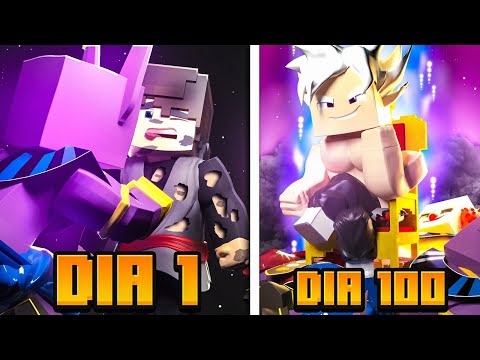 PASSEI 100 DIAS LUTANDO CONTRA DEUSES DA DESTRUIÇÃO 𝗡𝗢 DRAGON BLOCK C !! ‹ Ine ›