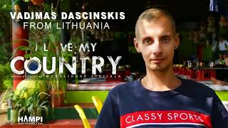 preview picture of video 'Vadimas from Lithuania talks about | Hampi | I love my country the film | Hampi FM production'