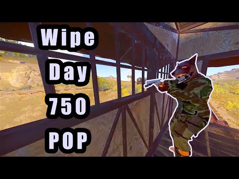 SOLO TRAINS ARE OVERPOWERED ON WIPE DAY !!! SOLO Vanilla #Rust