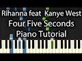 Rihanna feat Kanye West - Four Five Seconds ...