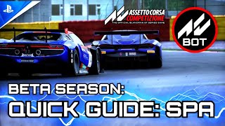 ACC: Beta Season: Spa Quick Guide