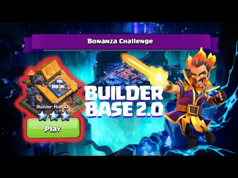 Easiest way to 6 star ★ BONANZA CHALLENGE BH10 || Clash Of Clans (COC)