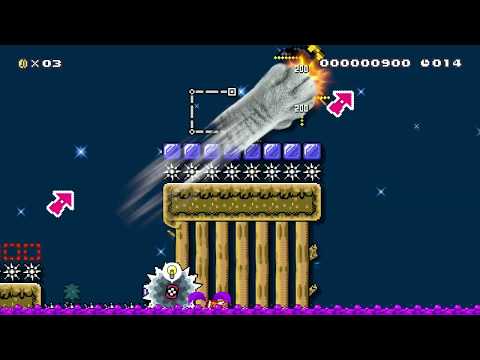 Muncher Madness (20 Seconds) by Mr Marr - Super Mario Maker 2 - No Commentary 1bz