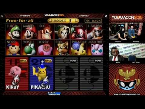 Youmacon 2015 Smash 64 - TetraFlora vs Andykinz