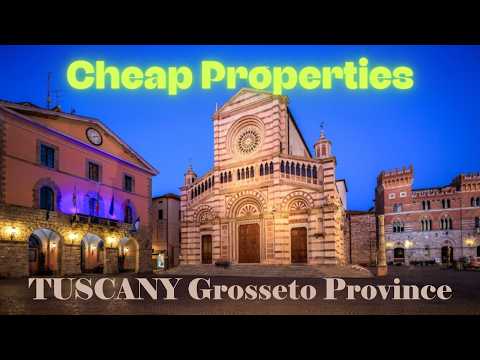 Cheap Properties for SALE in GROSSETO Province TUSCANY Region ITALY