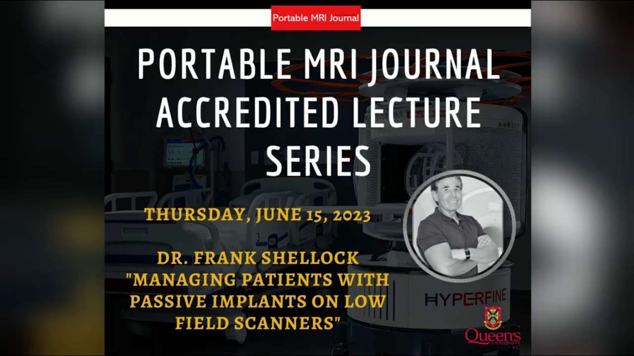 Portable MRI Lecture - June 2023