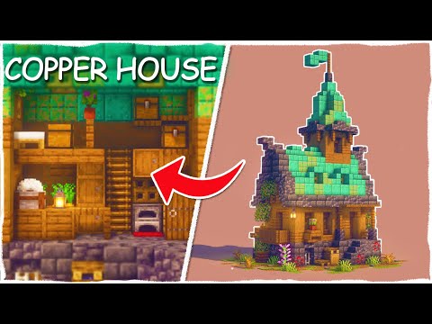 EPIC Minecraft Small Copper House Build Tutorial