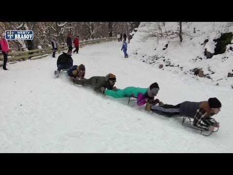 Drumul Vechi catre Poiana Brasov - iarna