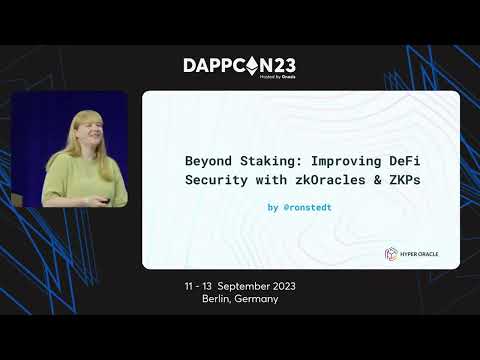 DappCon 2023: Improving DeFi Security With zkOracles And Zero Knowledge Proofs - Marlene Ronstedt