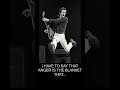 Pete Townshend: I have to say that anger...