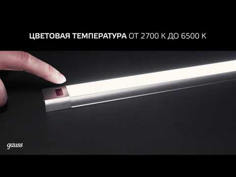 Светильник сенсорный Gauss модель D 6W 400lm 4000K 170-260V 300mm диммируемый IR Светильник сенсорный Gauss модель D 6W 400lm 4000K 170-260V 300mm диммируемый IR