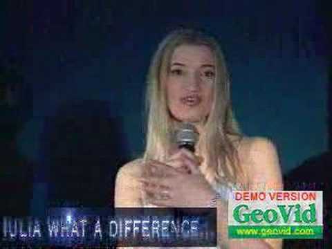 What a difference a day makes -  Iulia Glavan la TV BIT , Iasi / 2002