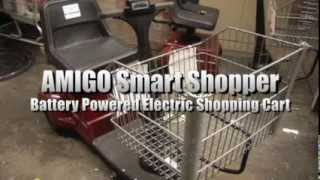 preview picture of video 'AMIGO Smart Shopper Battery Powered Electric Shopping Cart on GovLiquidation.com'