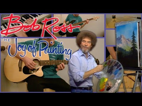 Bob Ross: The Joy of Painting Theme | (Interlude by Larry Owens) | Split Screen Instrumental Cover