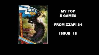 C64. Zzap issue 18, after the stream. My top 5 games.
